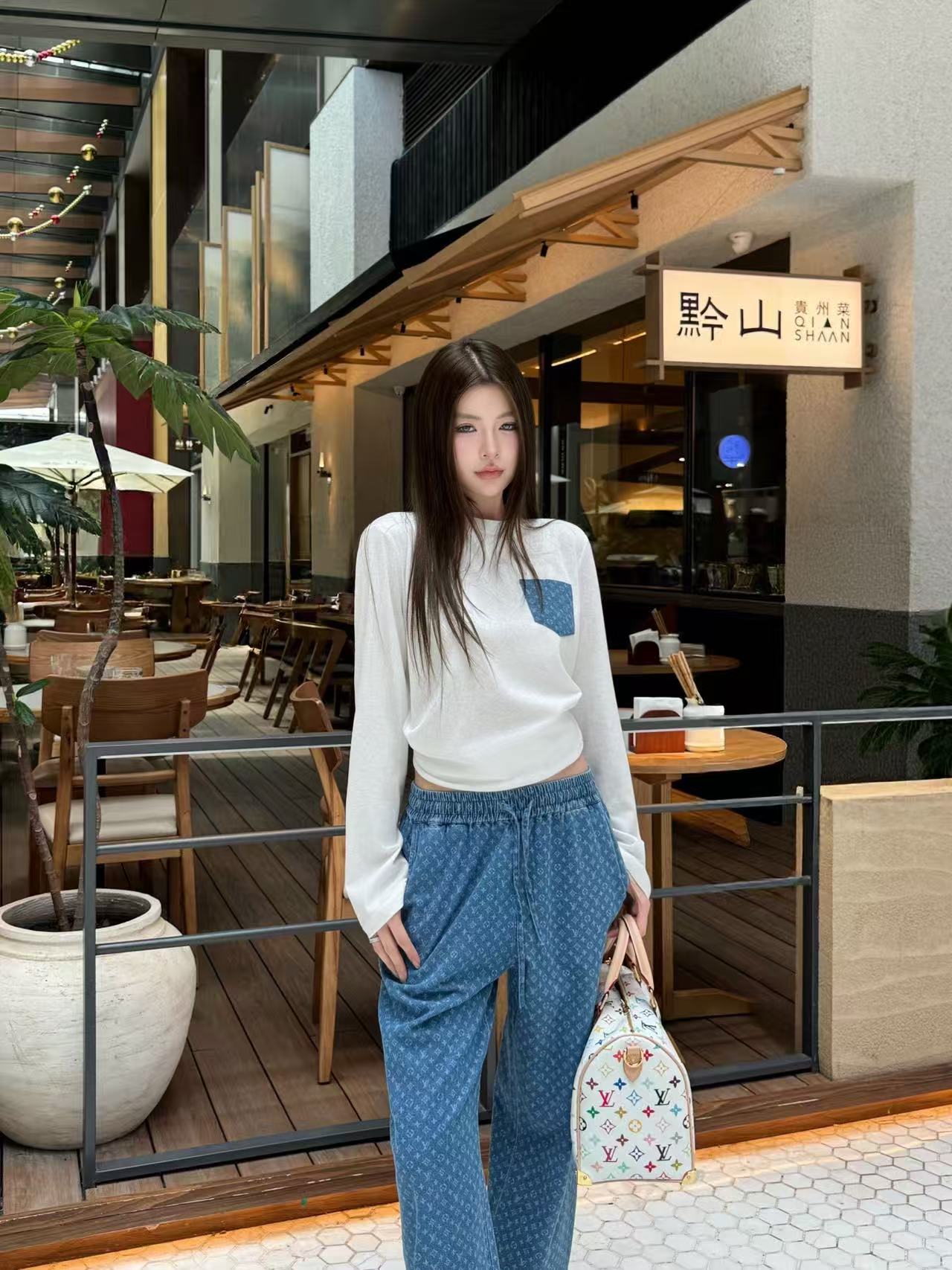 LV ポケットTシャツ＆トラウザーズ セットアップ【50％割引+送料無料】