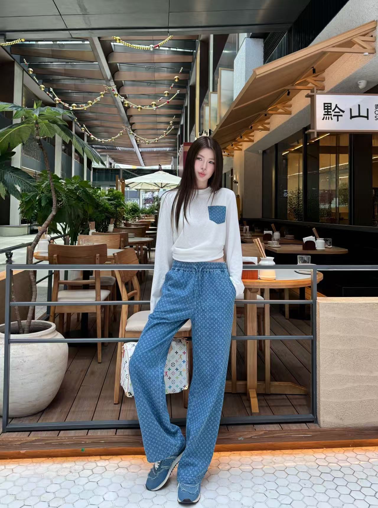 LV ポケットTシャツ＆トラウザーズ セットアップ【50％割引+送料無料】