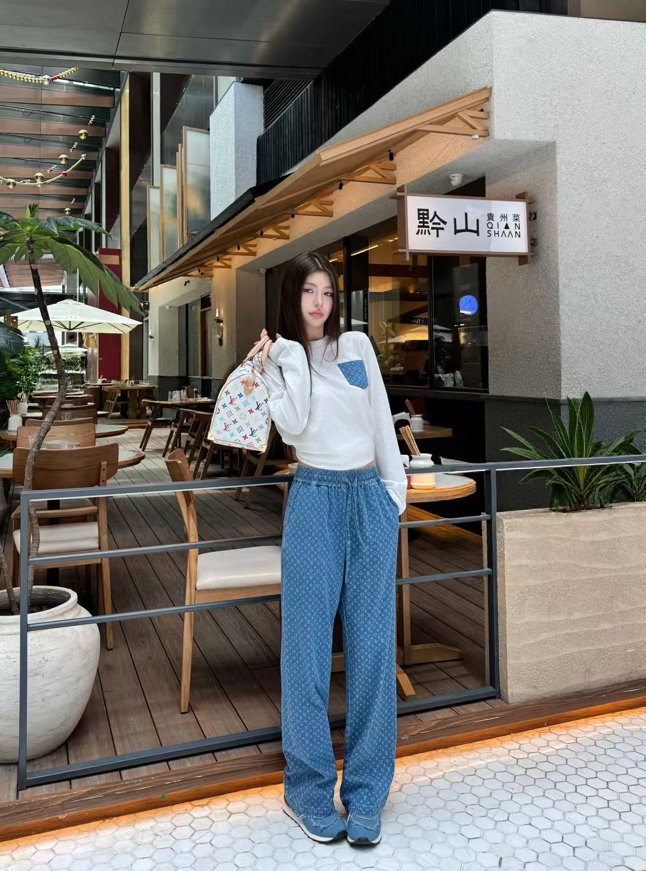 LV ポケットTシャツ＆トラウザーズ セットアップ【50％割引+送料無料】