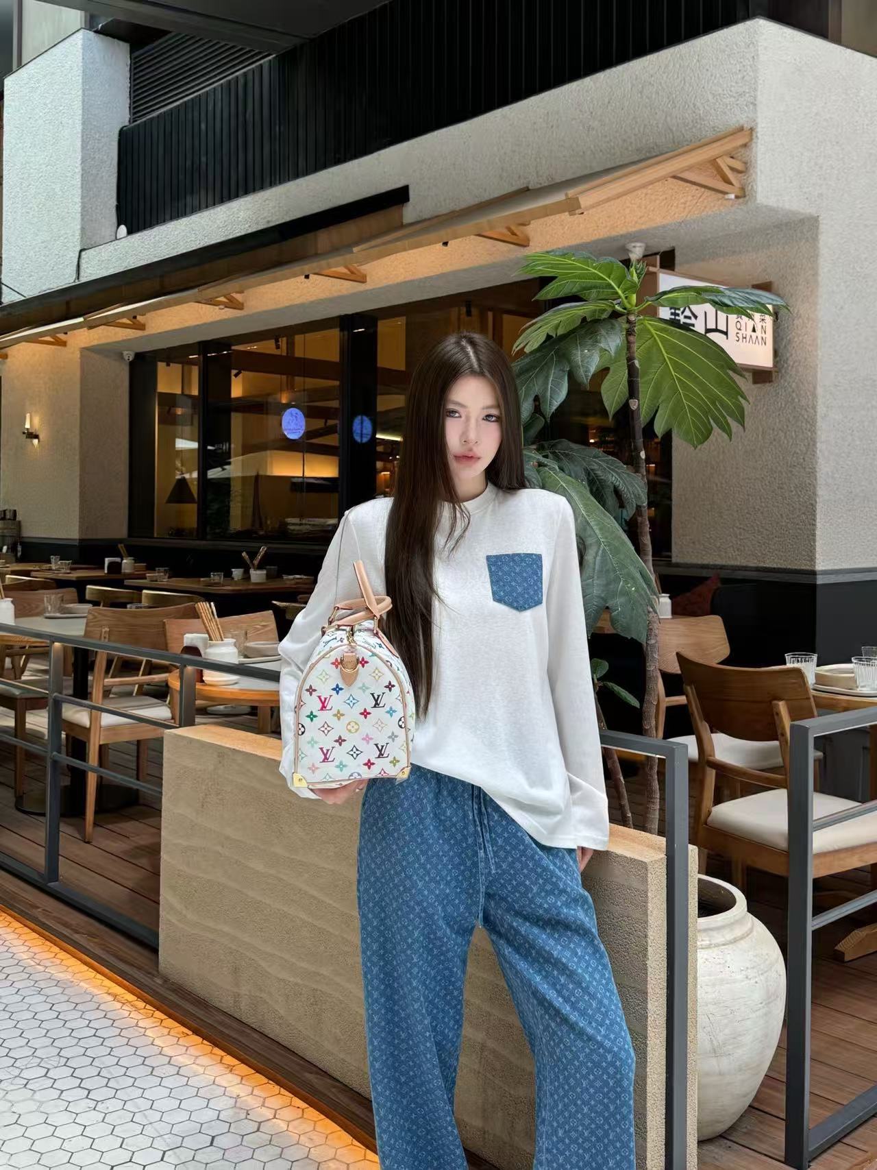 LV ポケットTシャツ＆トラウザーズ セットアップ【50％割引+送料無料】