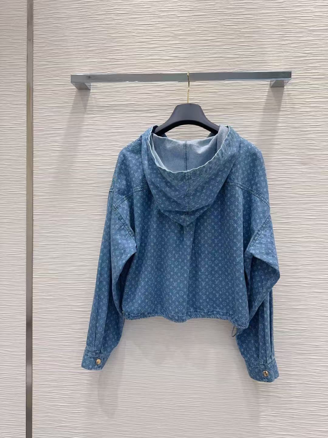 LV モノグラム フーデッド ジップアップジャケット【50％割引+送料無料】