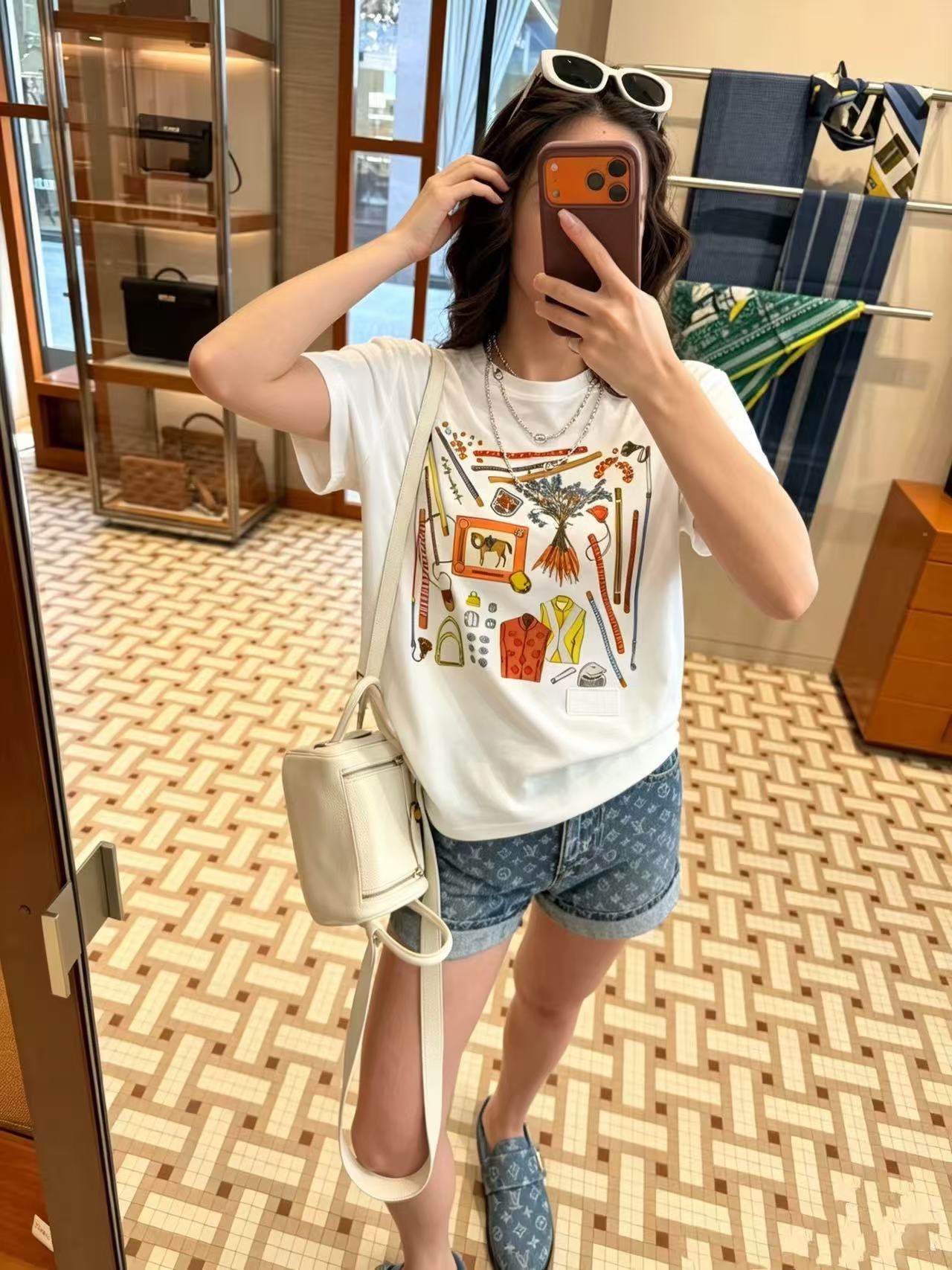 HERME5 プリントTシャツ【50％割引+送料無料】