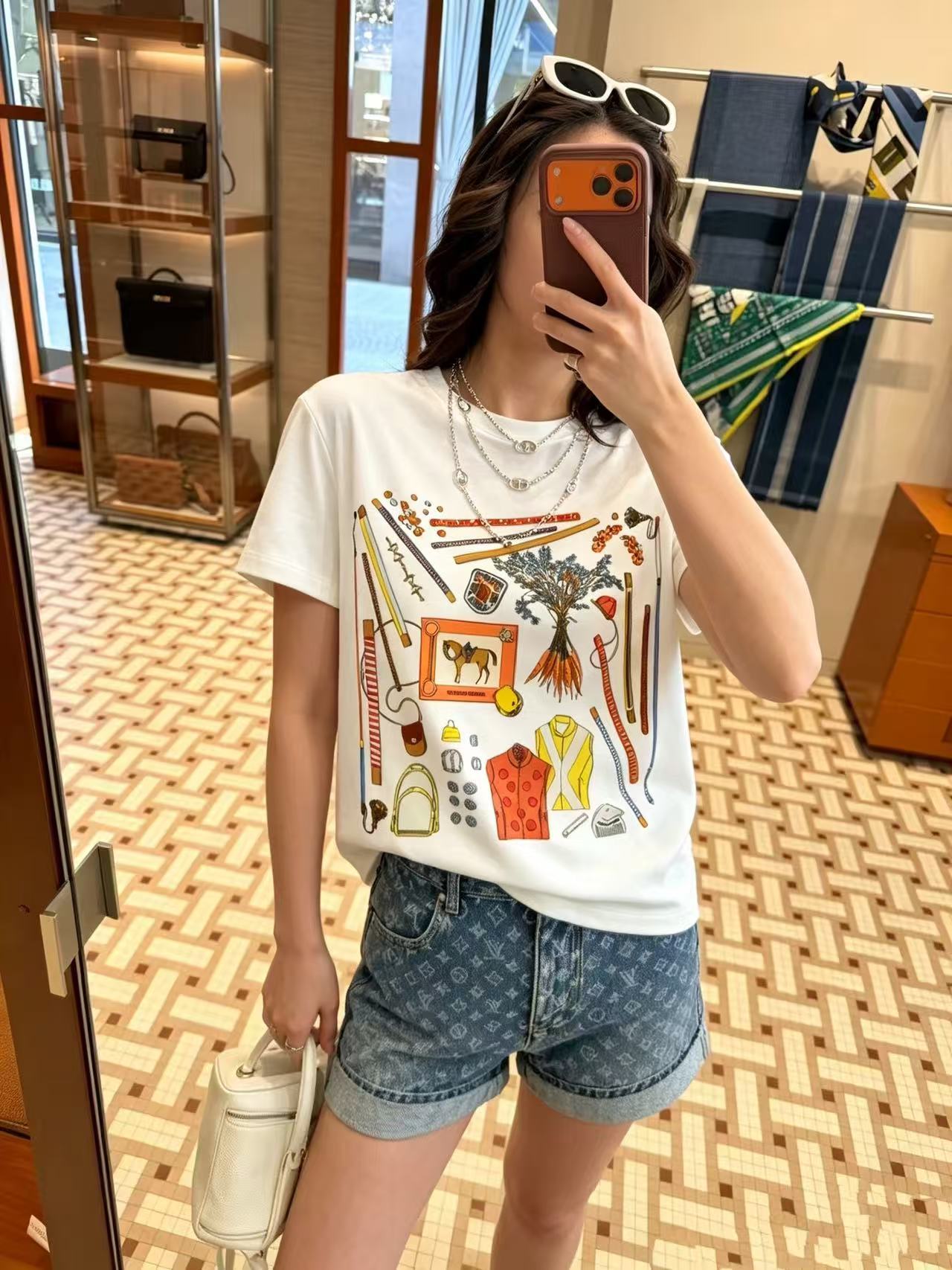 HERME5 プリントTシャツ【50％割引+送料無料】