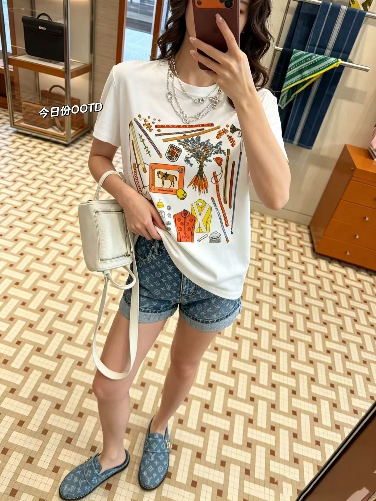 HERME5 プリントTシャツ【50％割引+送料無料】