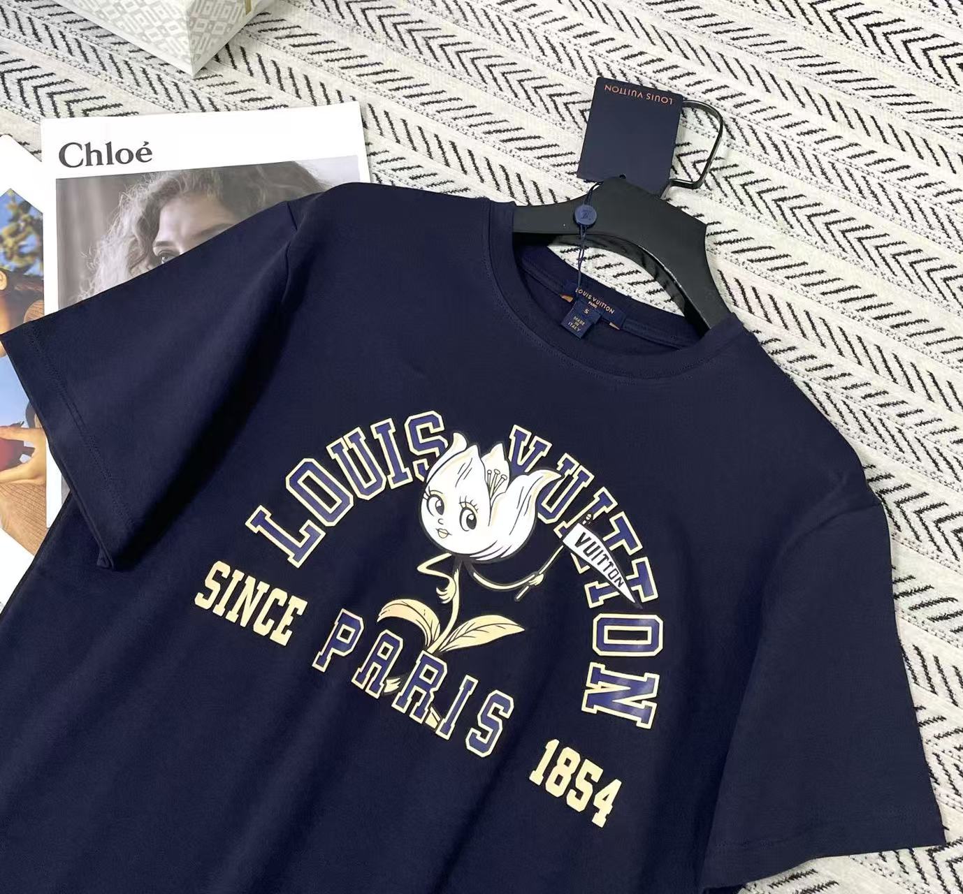 LV カートゥーンレター Tシャツ【50％割引+送料無料】