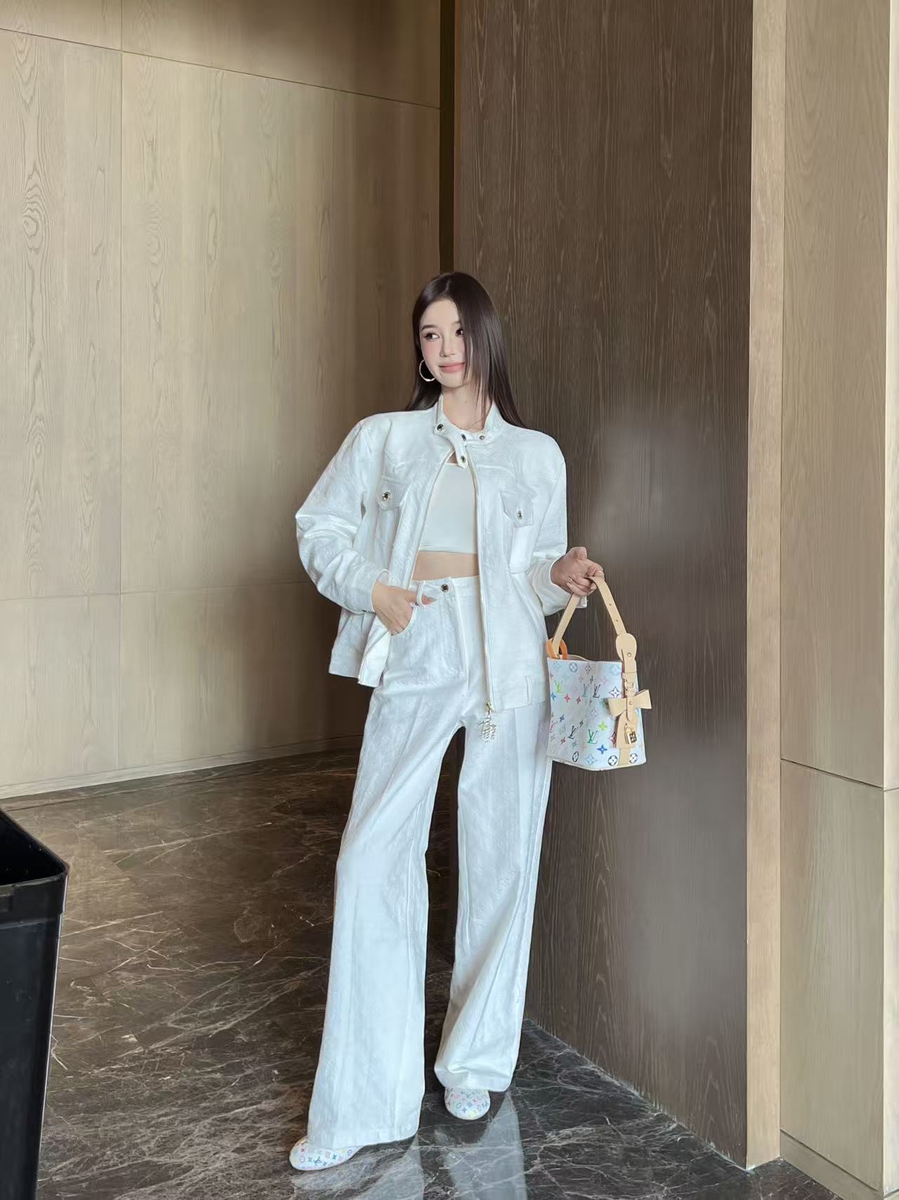 GUCCI ジャカード ジップアップジャケット＆パンツ セットアップ【50％割引+送料無料】