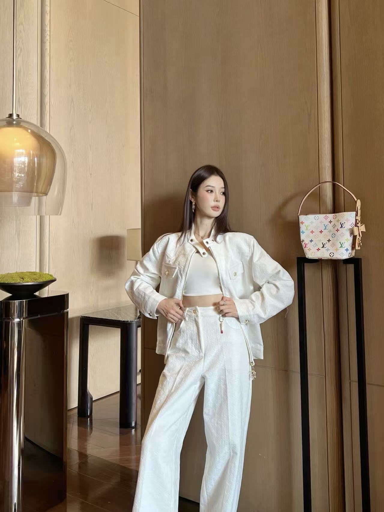 GUCCI ジャカード ジップアップジャケット＆パンツ セットアップ【50％割引+送料無料】
