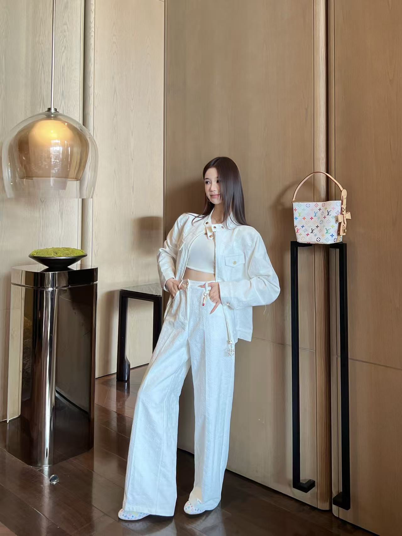 GUCCI ジャカード ジップアップジャケット＆パンツ セットアップ【50％割引+送料無料】