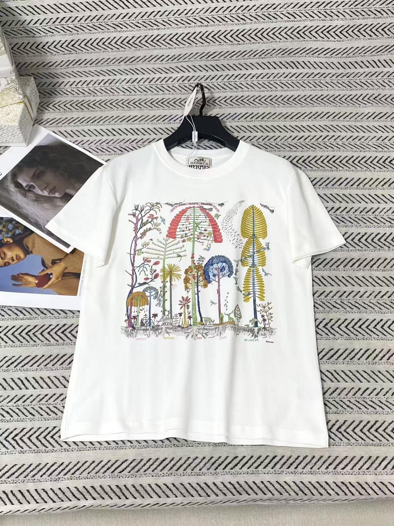 HERME5ジャングルプリントTシャツ【50％割引+送料無料】