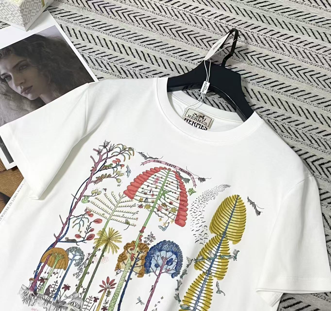 HERME5ジャングルプリントTシャツ【50％割引+送料無料】