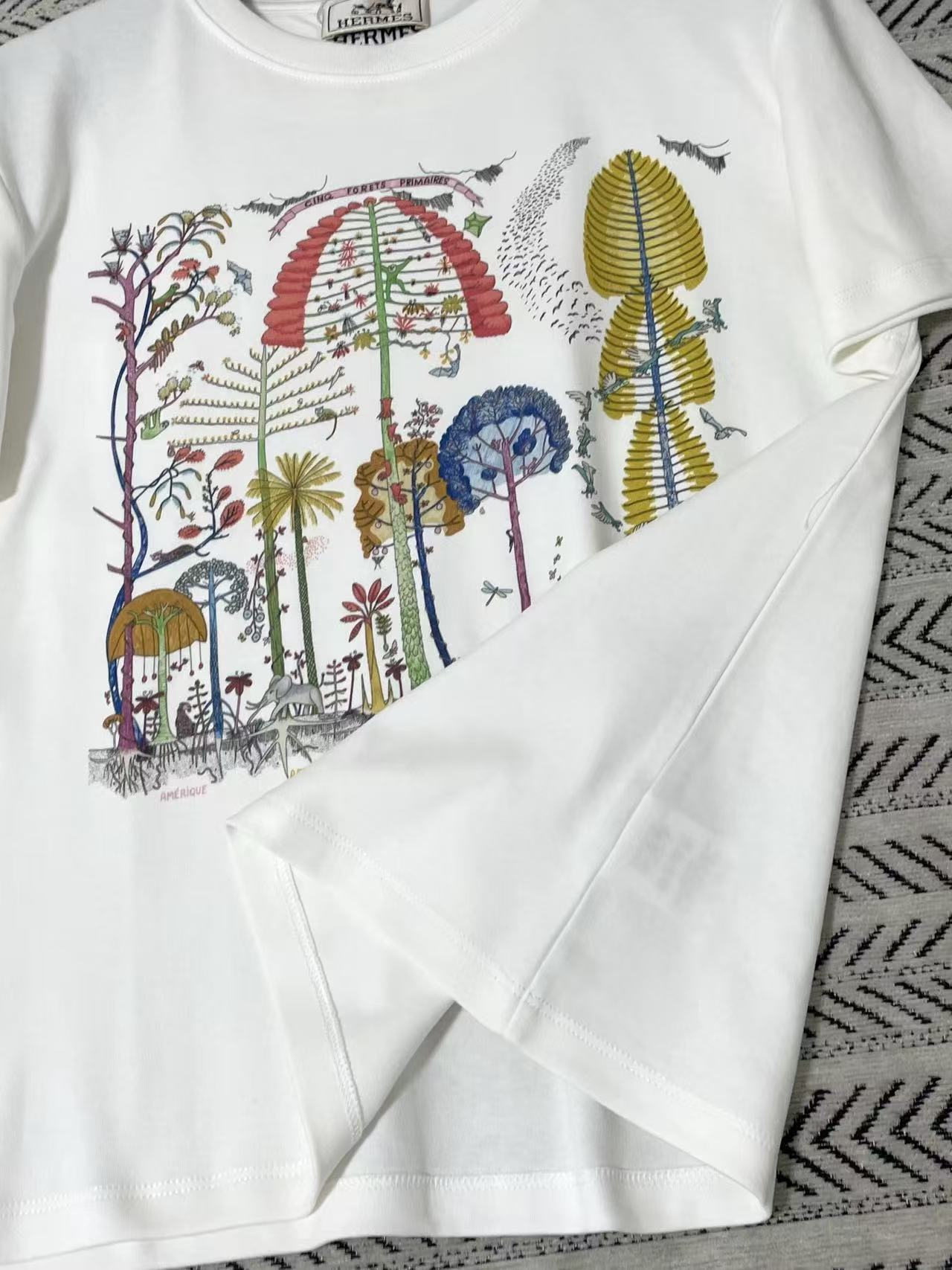 HERME5ジャングルプリントTシャツ【50％割引+送料無料】