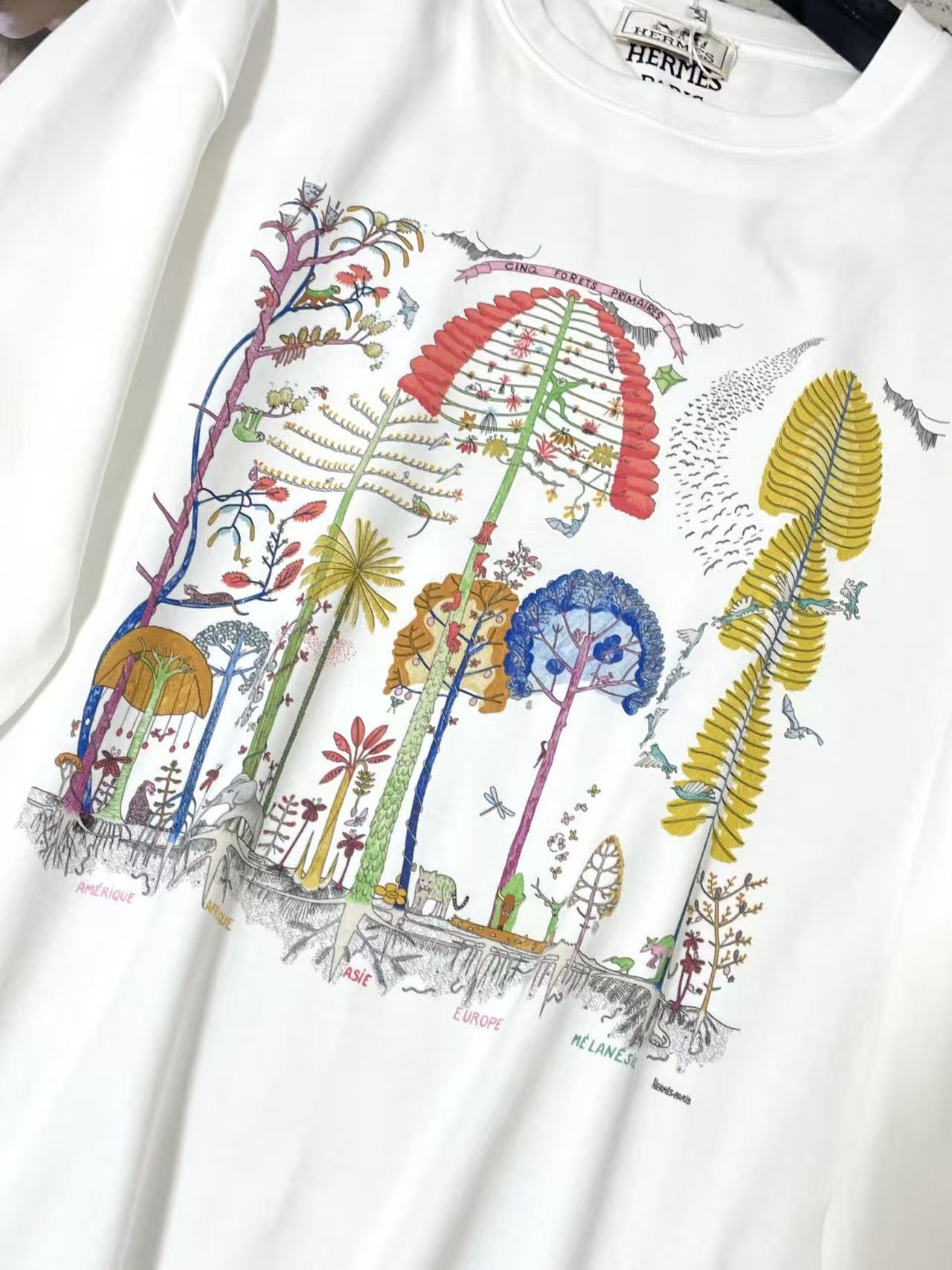 HERME5ジャングルプリント長袖Tシャツ【50％割引+送料無料】