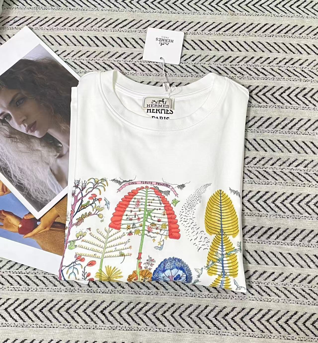 HERME5ジャングルプリント長袖Tシャツ【50％割引+送料無料】