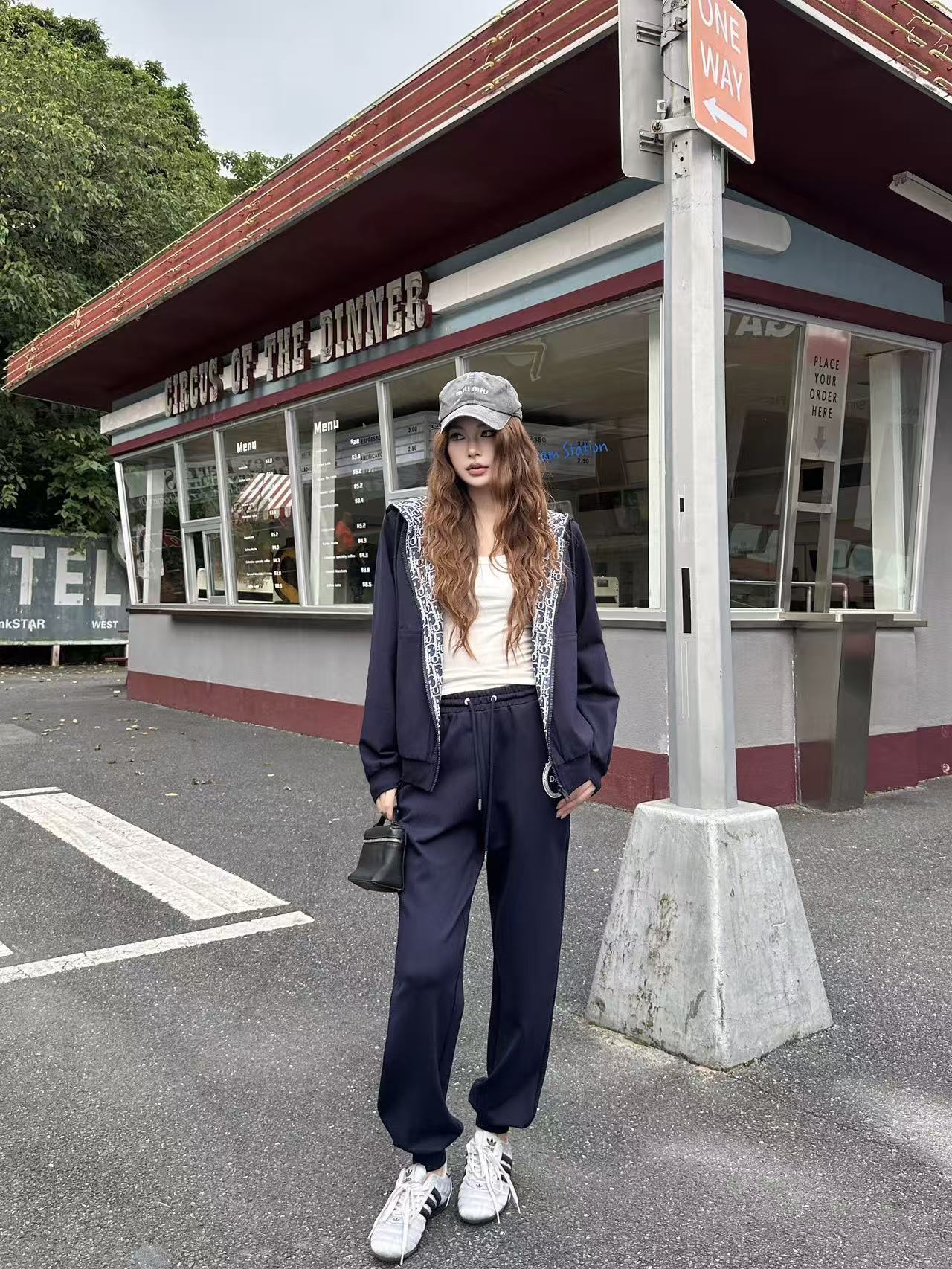 DIOR リバーシブル ジップアップジャケット＆パンツ セットアップ【50％割引+送料無料】