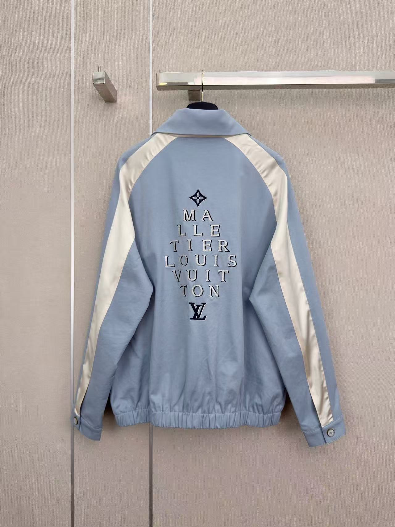 LV カラーブロック ジップアップジャケット【50％割引+送料無料】