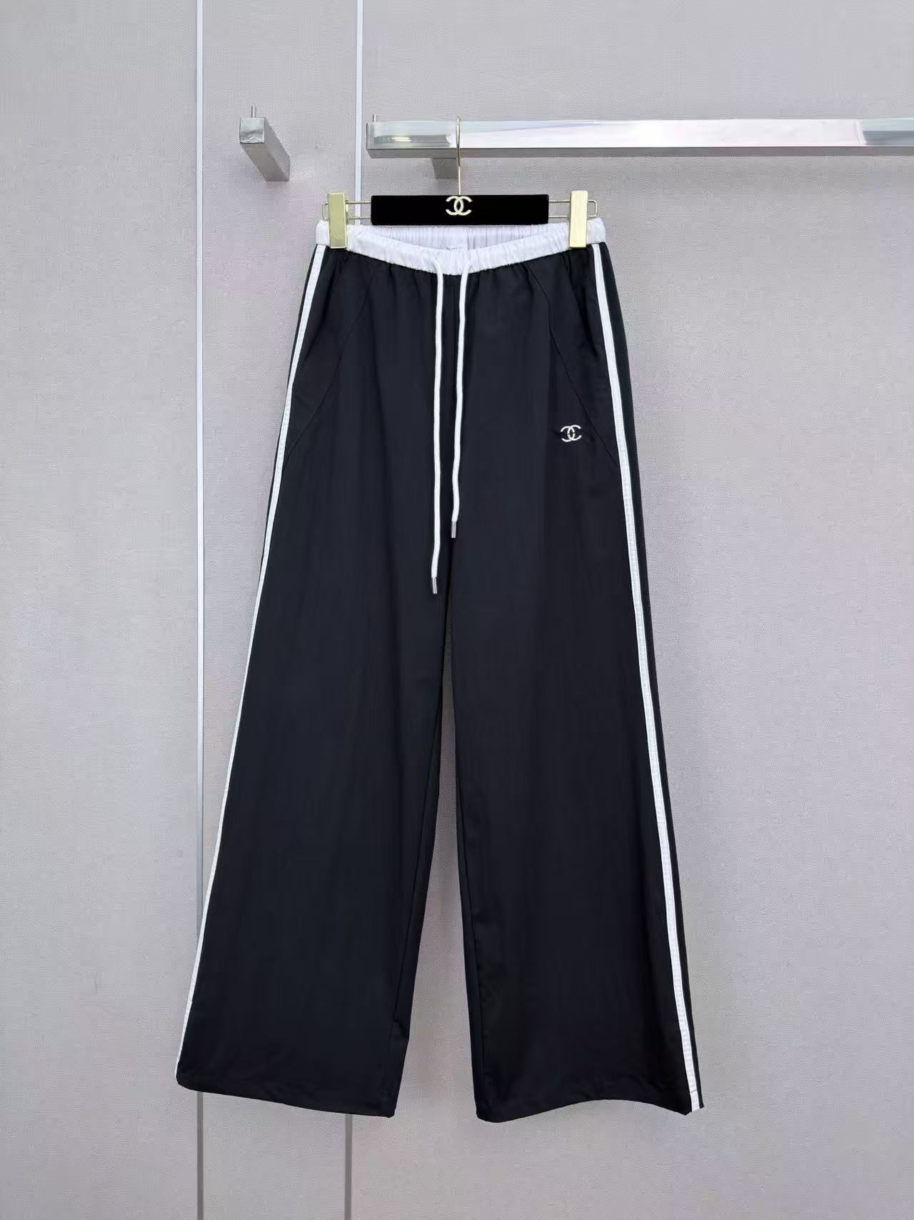 CHANE1 ダブルCジッパージャケット＋パンツ ツーピースセット【50％割引+送料無料】