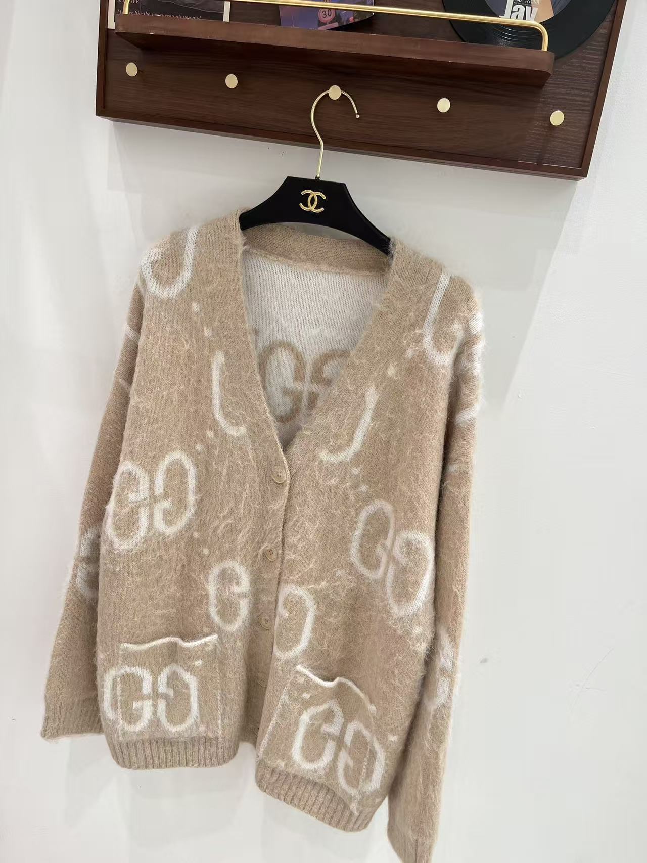 GUCCI ルーズフィット ウールカーディガン【50％割引+送料無料】