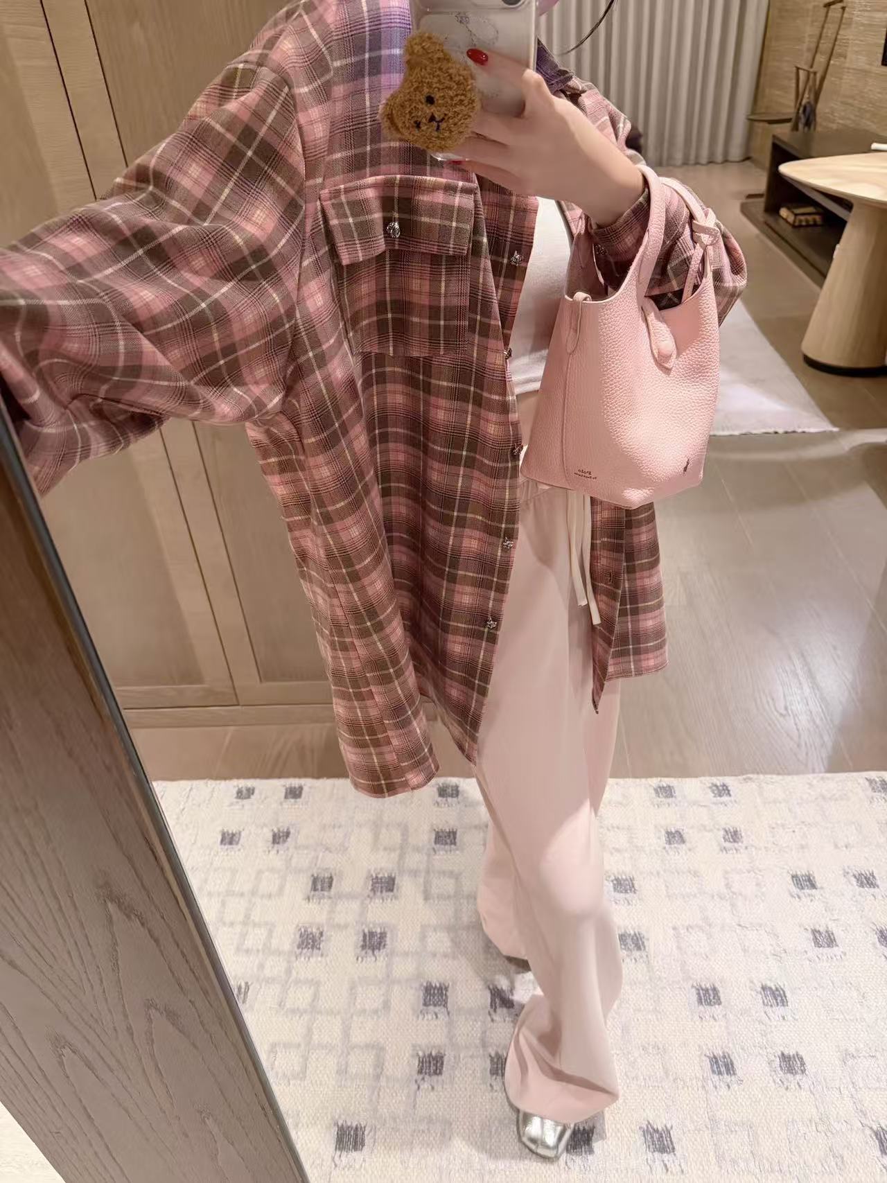 Chr0me Heartsチェック柄のゆったりシャツ【50％割引+送料無料】