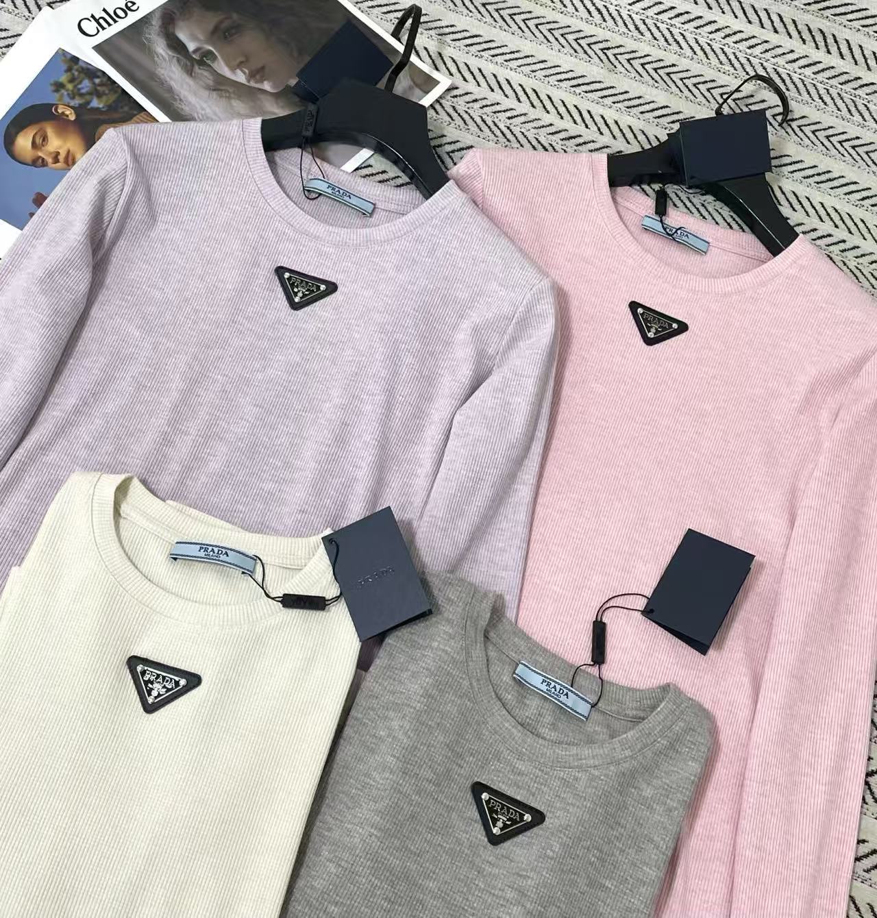 PR4DA トライアングルロゴ 長袖Tシャツ【50％割引+送料無料】