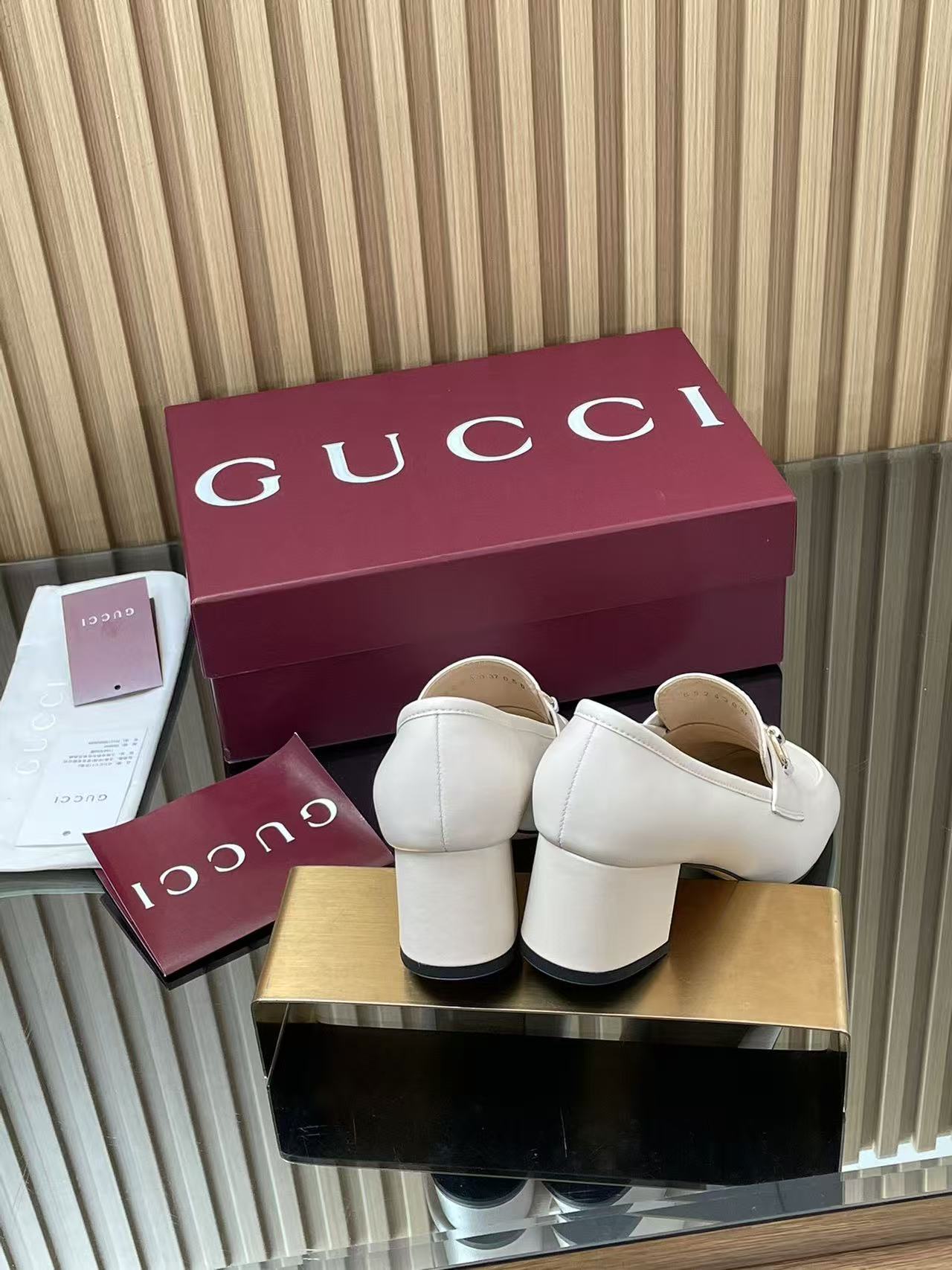 GUCC1 高品質ホースビットハイヒール【50％割引+送料無料】