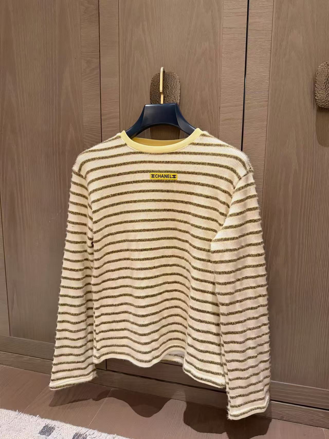 CHANE1 ダブルCストライプセーター【50％割引+送料無料】