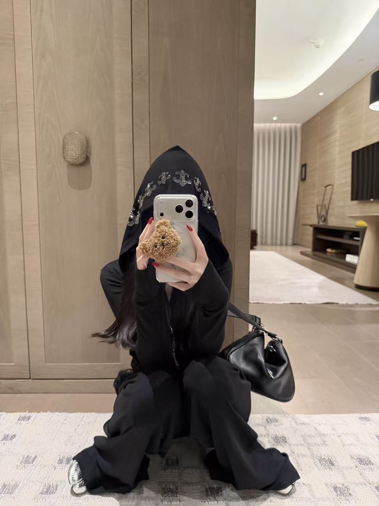 Chr0me Hearts パーカー＋パンツ ツーピースセット【50％割引+送料無料】