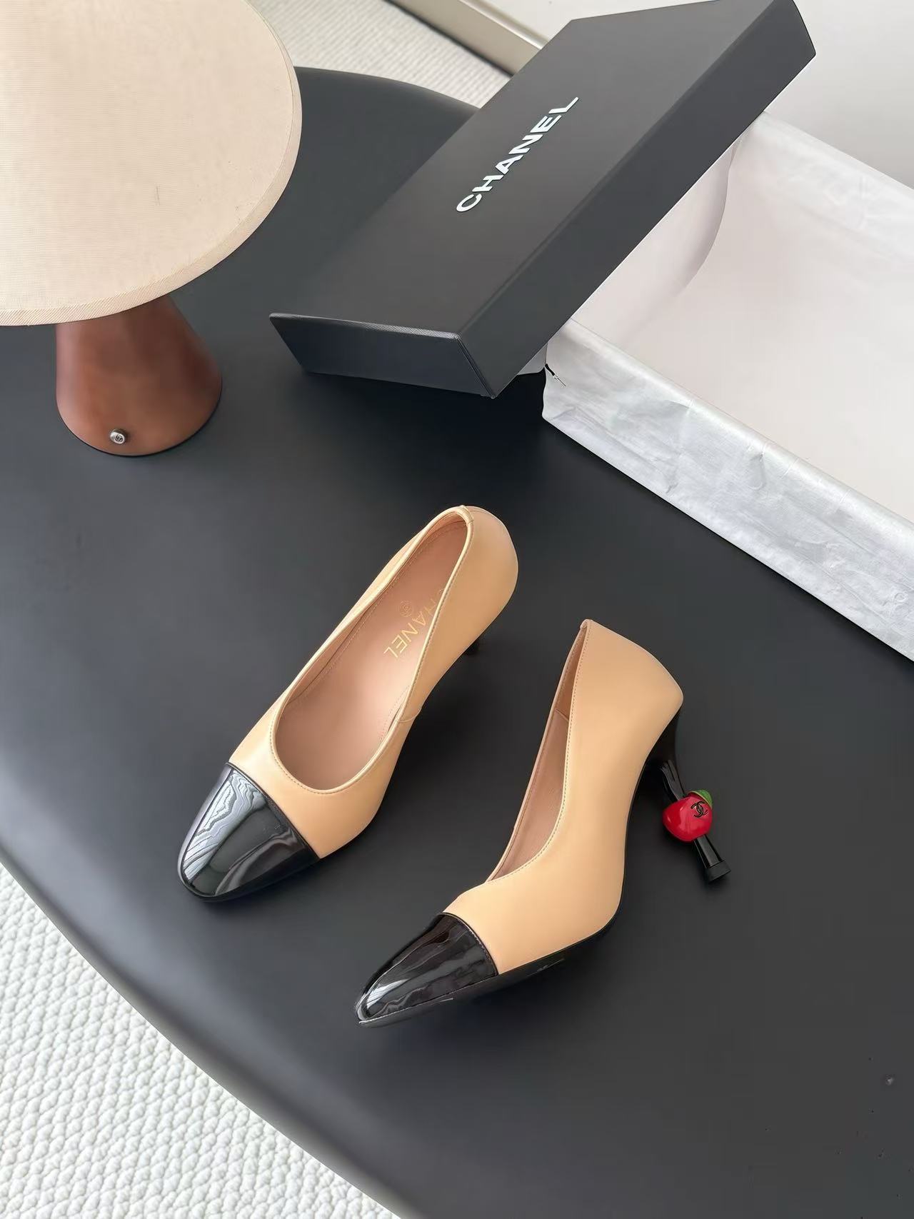 CHANEL ハイエンド チェリー・ハイヒール【50％割引+送料無料】