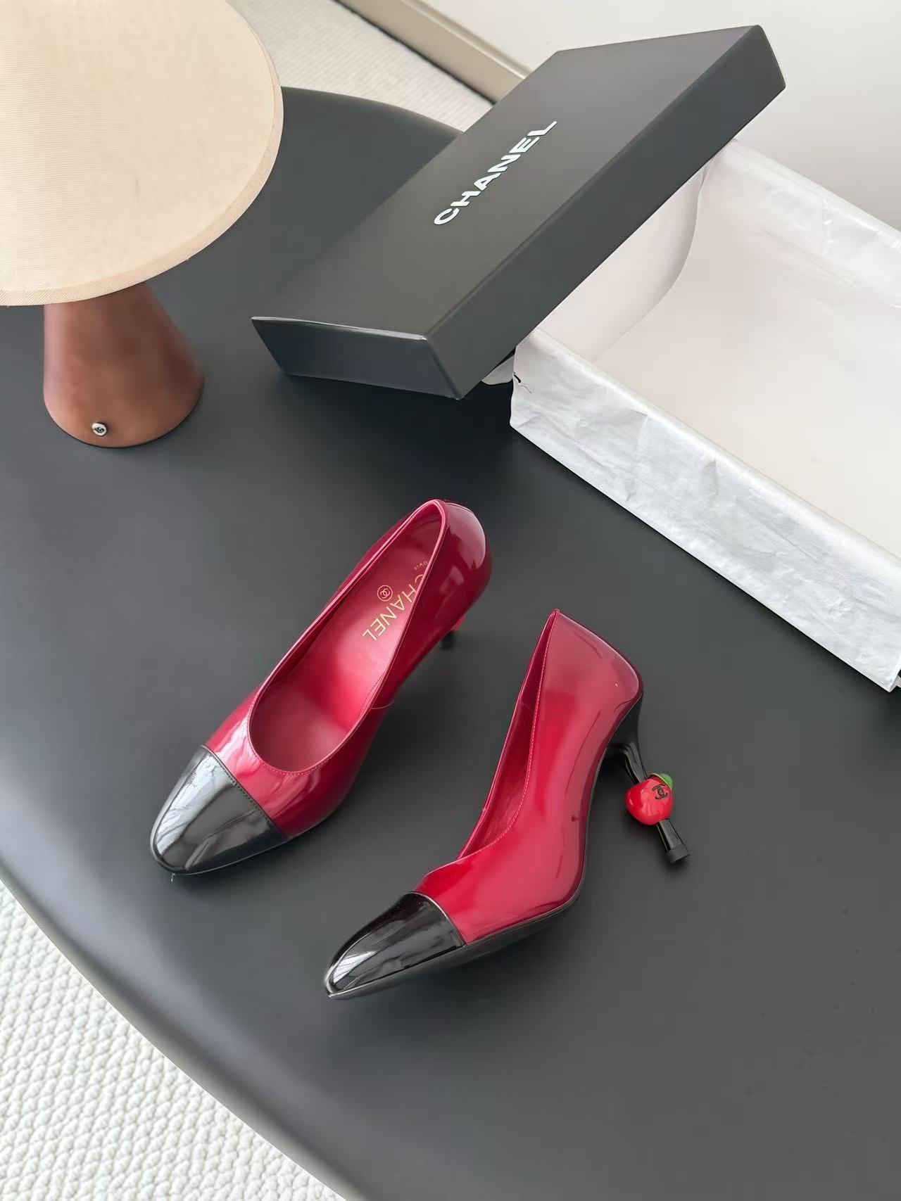 CHANEL ハイエンド チェリー・ハイヒール【50％割引+送料無料】