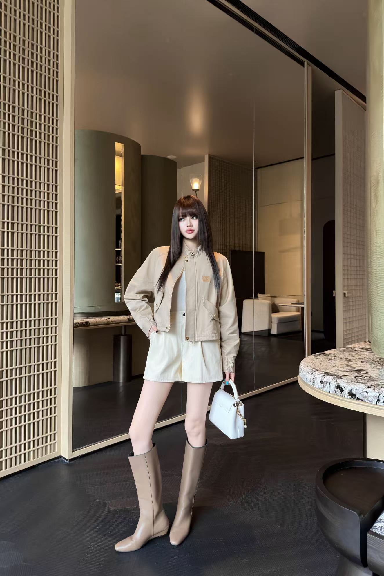 LV シンプルなボタン付きアウター【50％割引+送料無料】