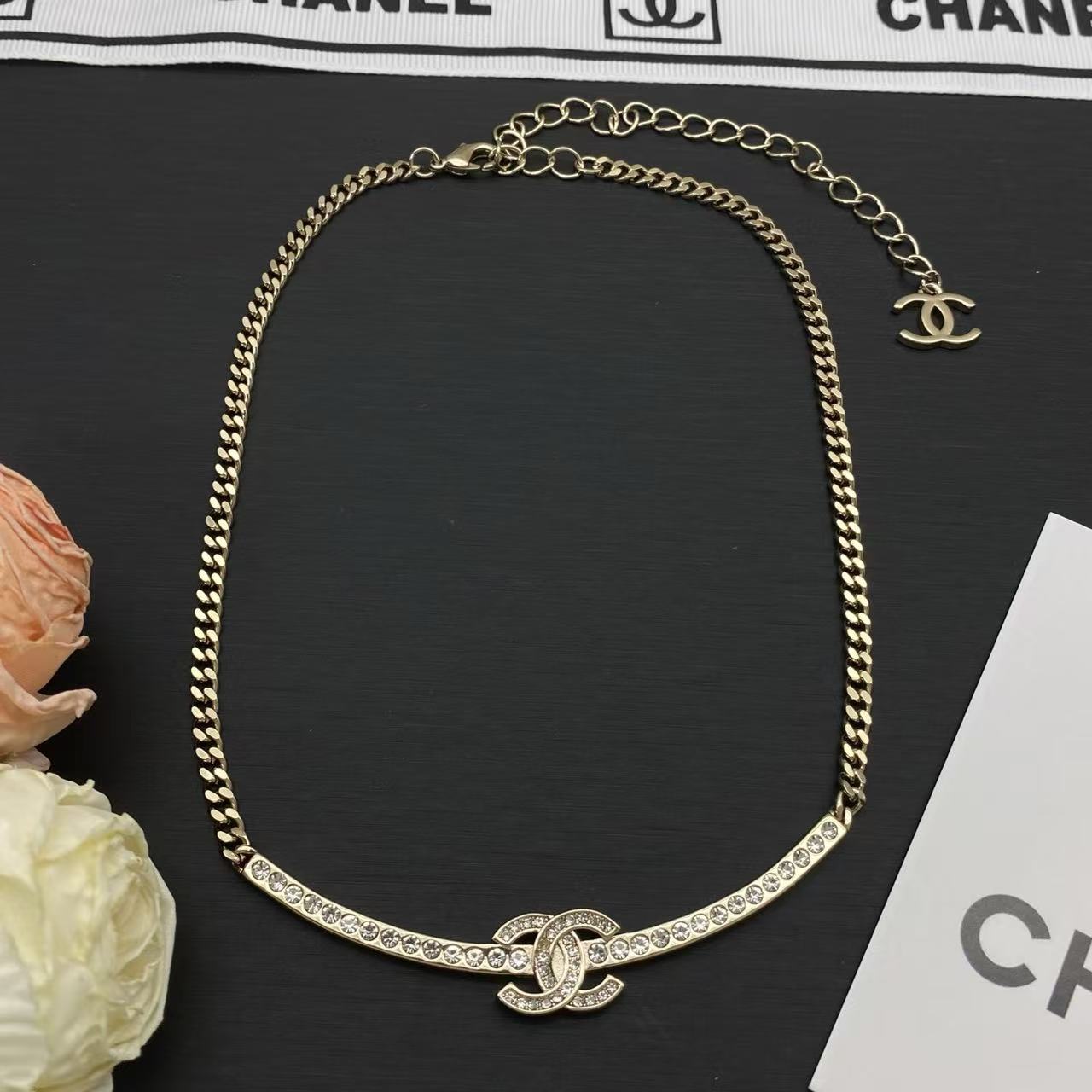 CHANEL ダブルC ダイヤモンドネックレス【50％割引+送料無料】