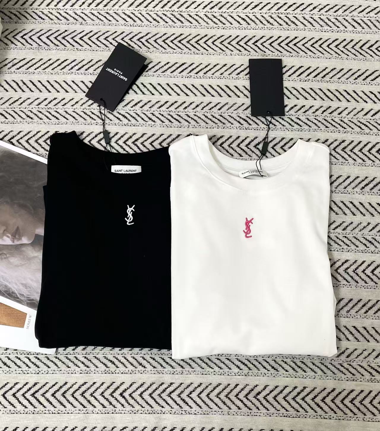 YSL シンプルロゴTシャツ【50％割引+送料無料】