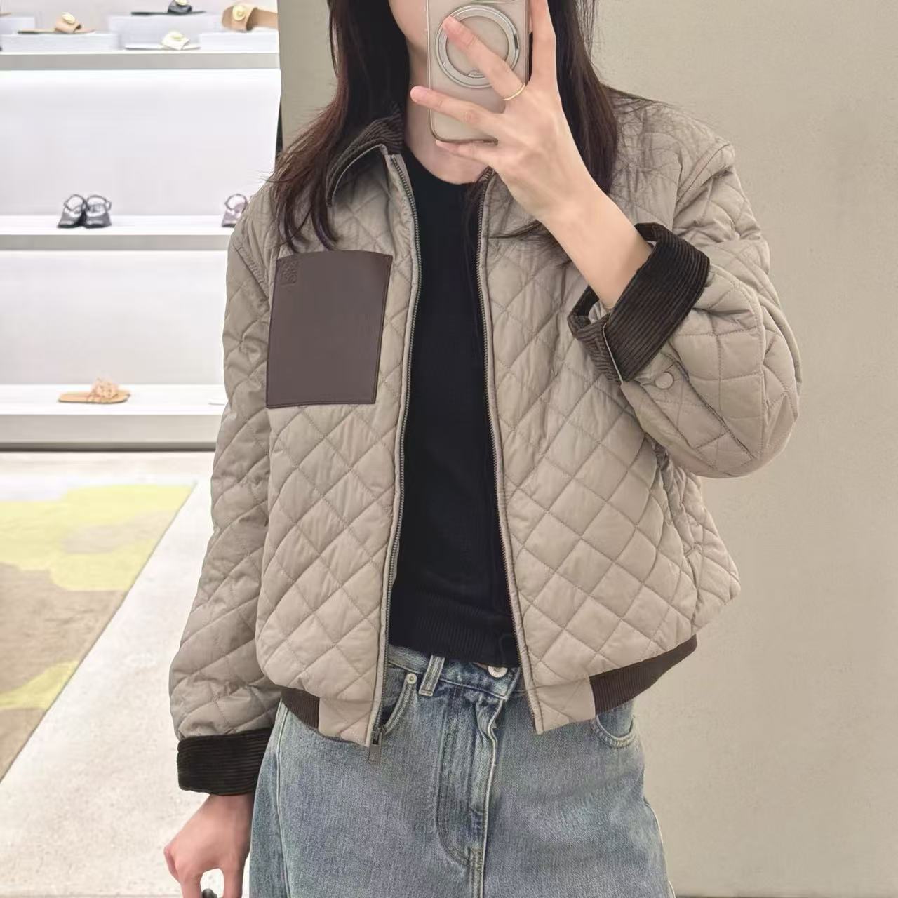 L0WEW ポケットチェックジャケット【50％割引+送料無料】