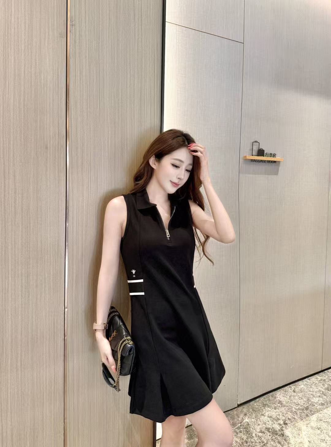 DIOR ジップアップ・ベストワンピース【50％割引+送料無料】