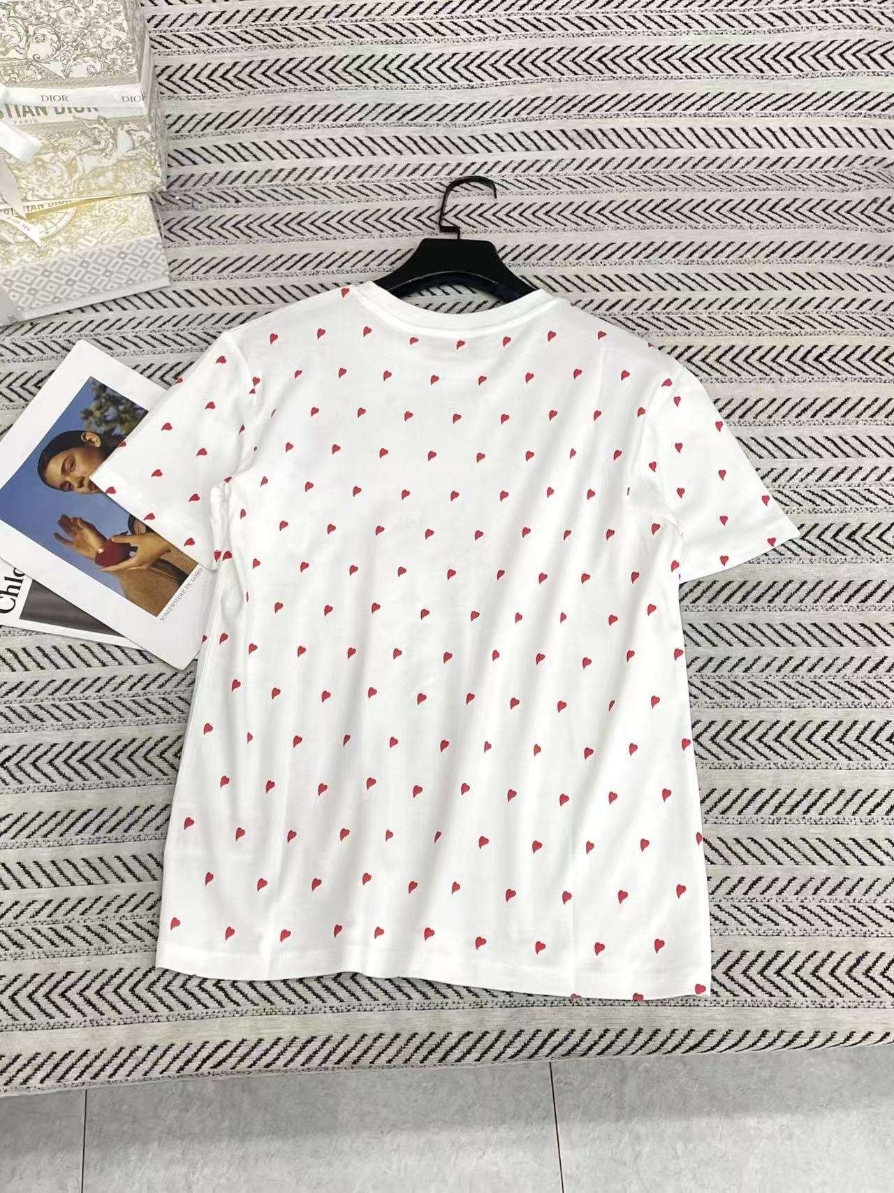 FENDI レッドハートTシャツ【50％割引+送料無料】