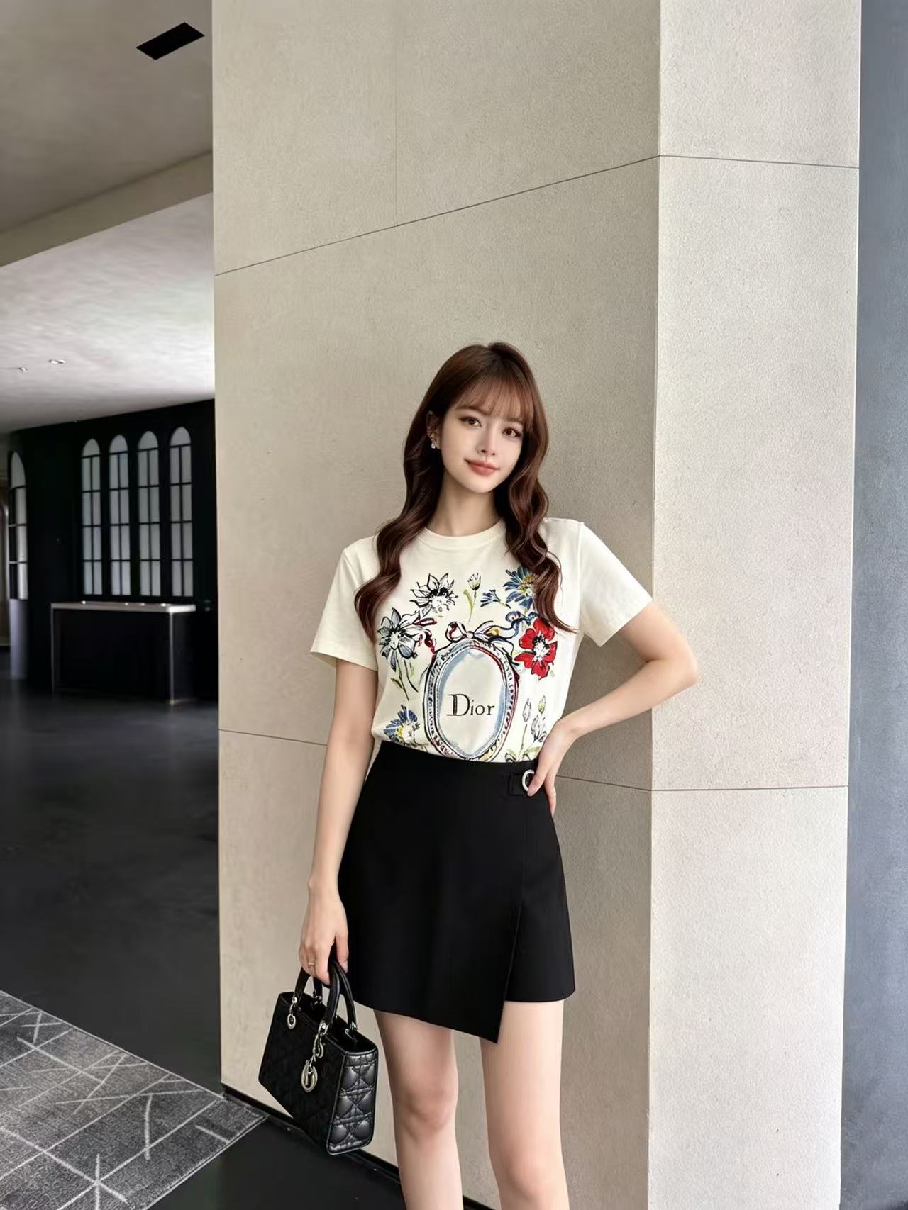 DIOR プリントTシャツ【50％割引+送料無料】