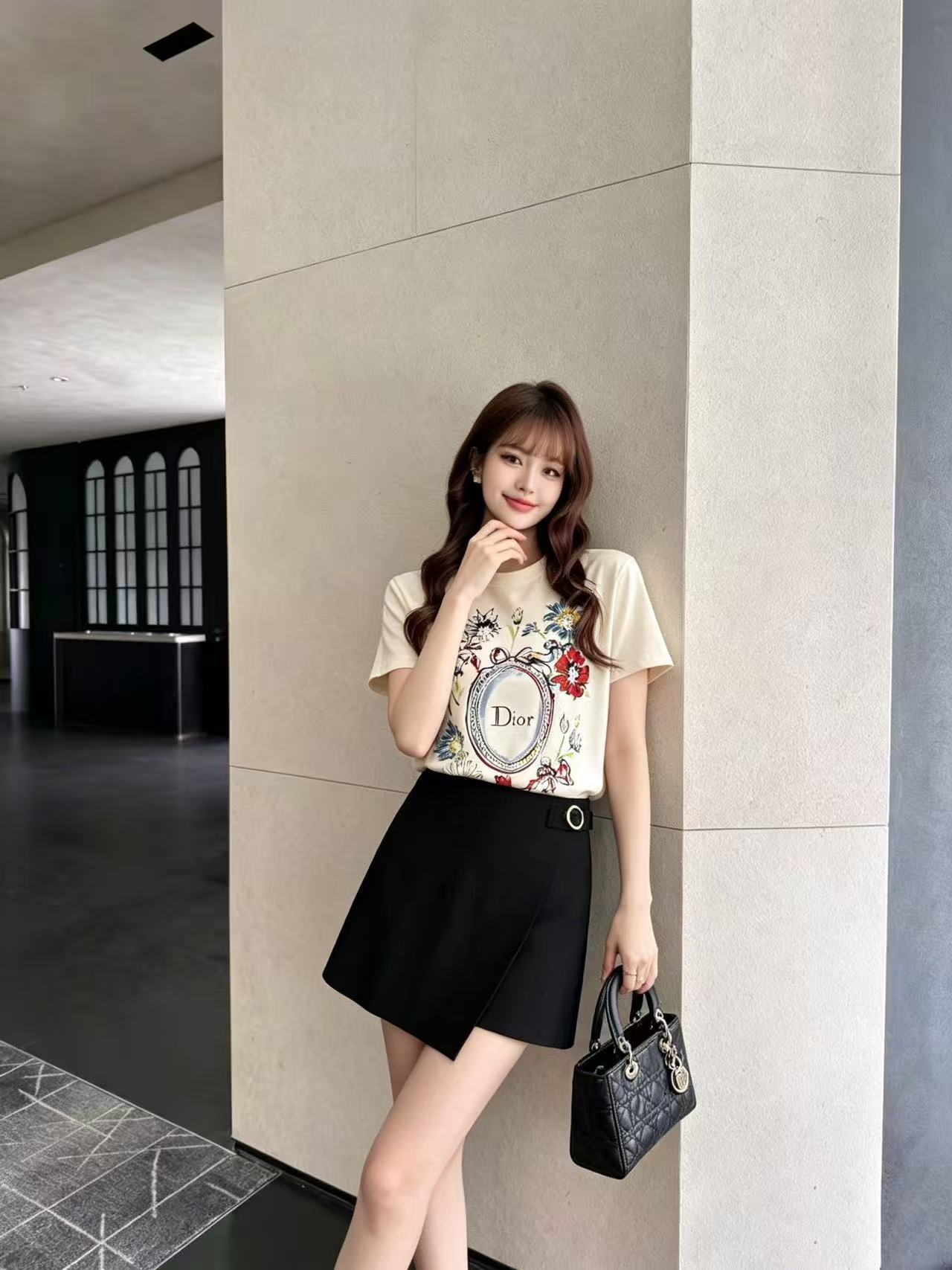 DIOR プリントTシャツ【50％割引+送料無料】