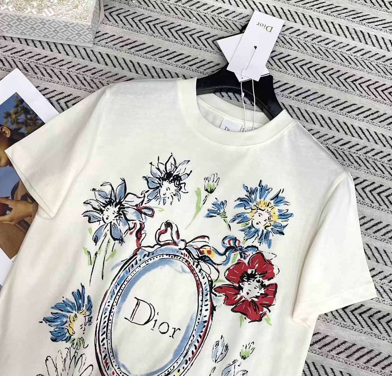 DIOR プリントTシャツ【50％割引+送料無料】