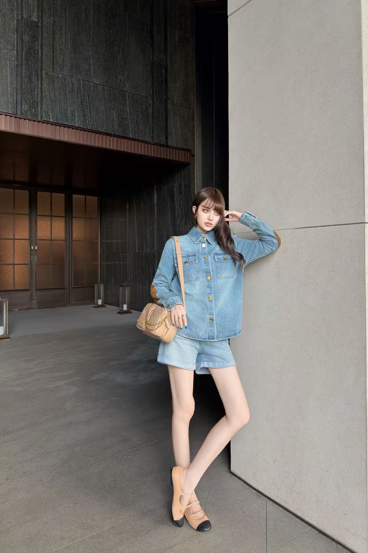 CHANEL メタルボタン デニムジャケット【50％割引+送料無料】