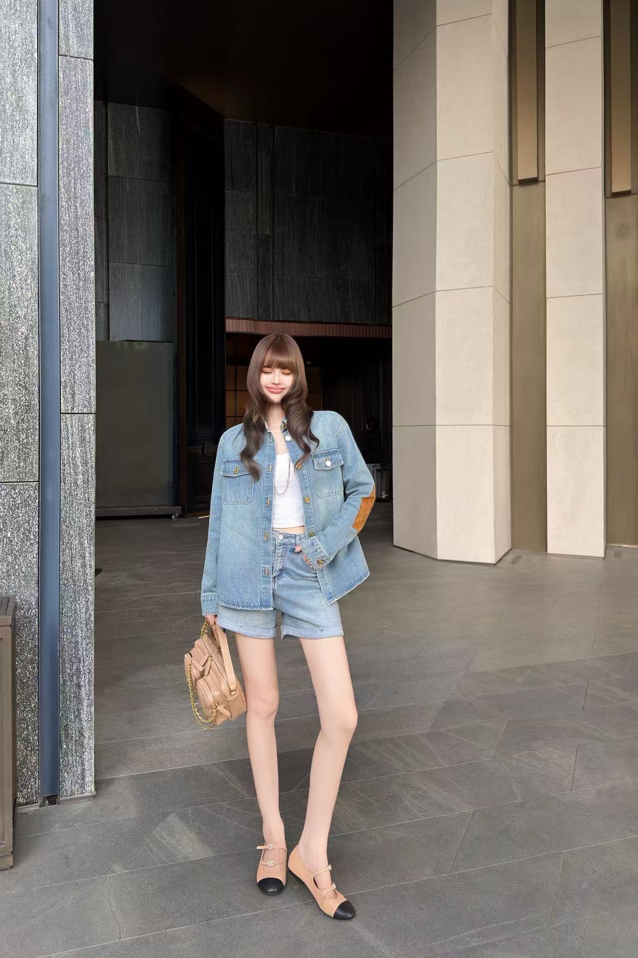 CHANEL メタルボタン デニムジャケット【50％割引+送料無料】