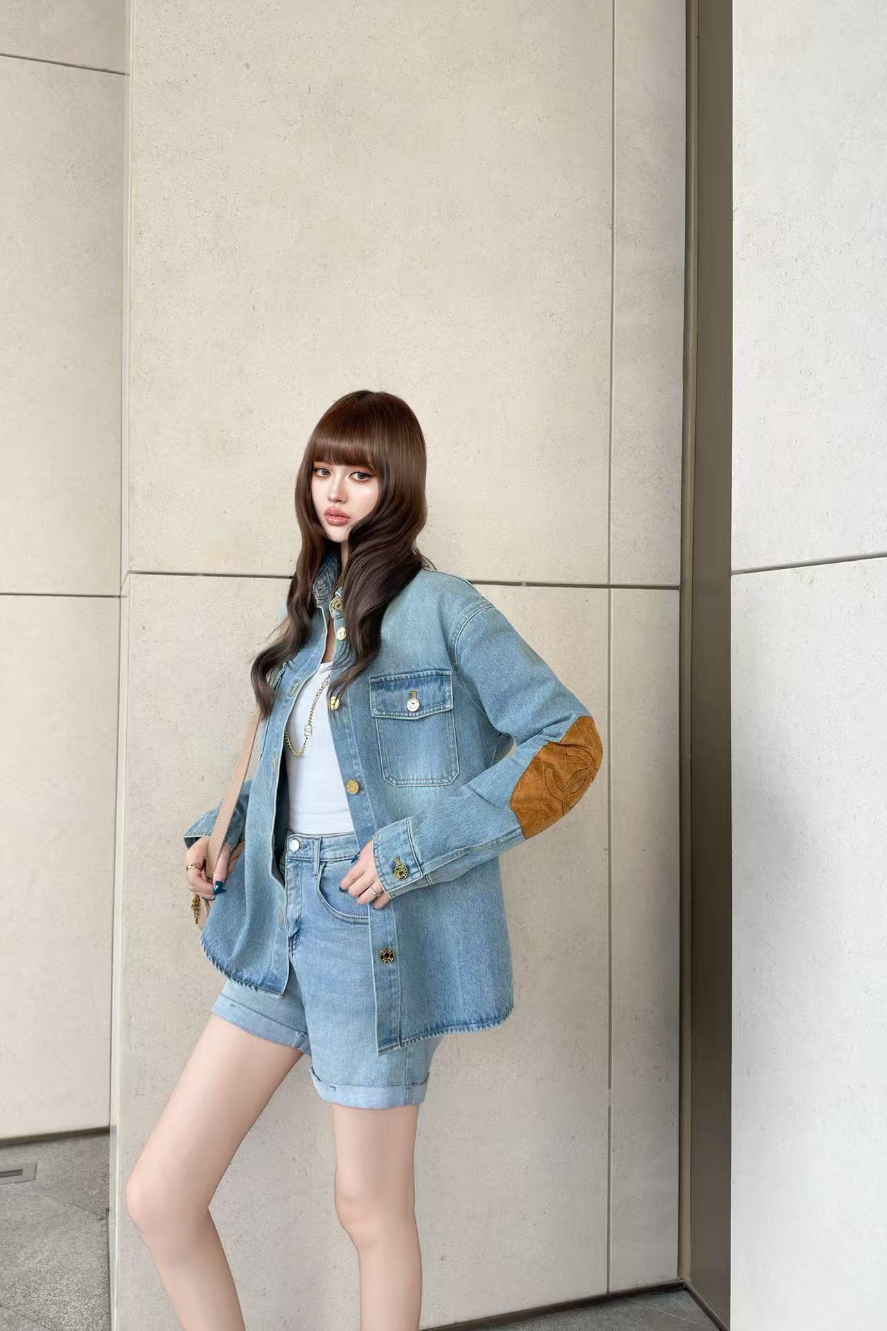 CHANEL メタルボタン デニムジャケット【50％割引+送料無料】