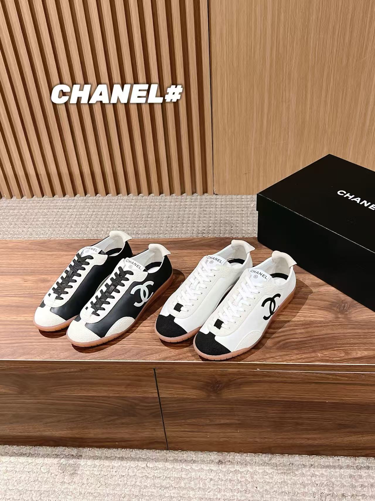 CHANE1 高品質ダブルCカジュアルシューズ【50％割引+送料無料】