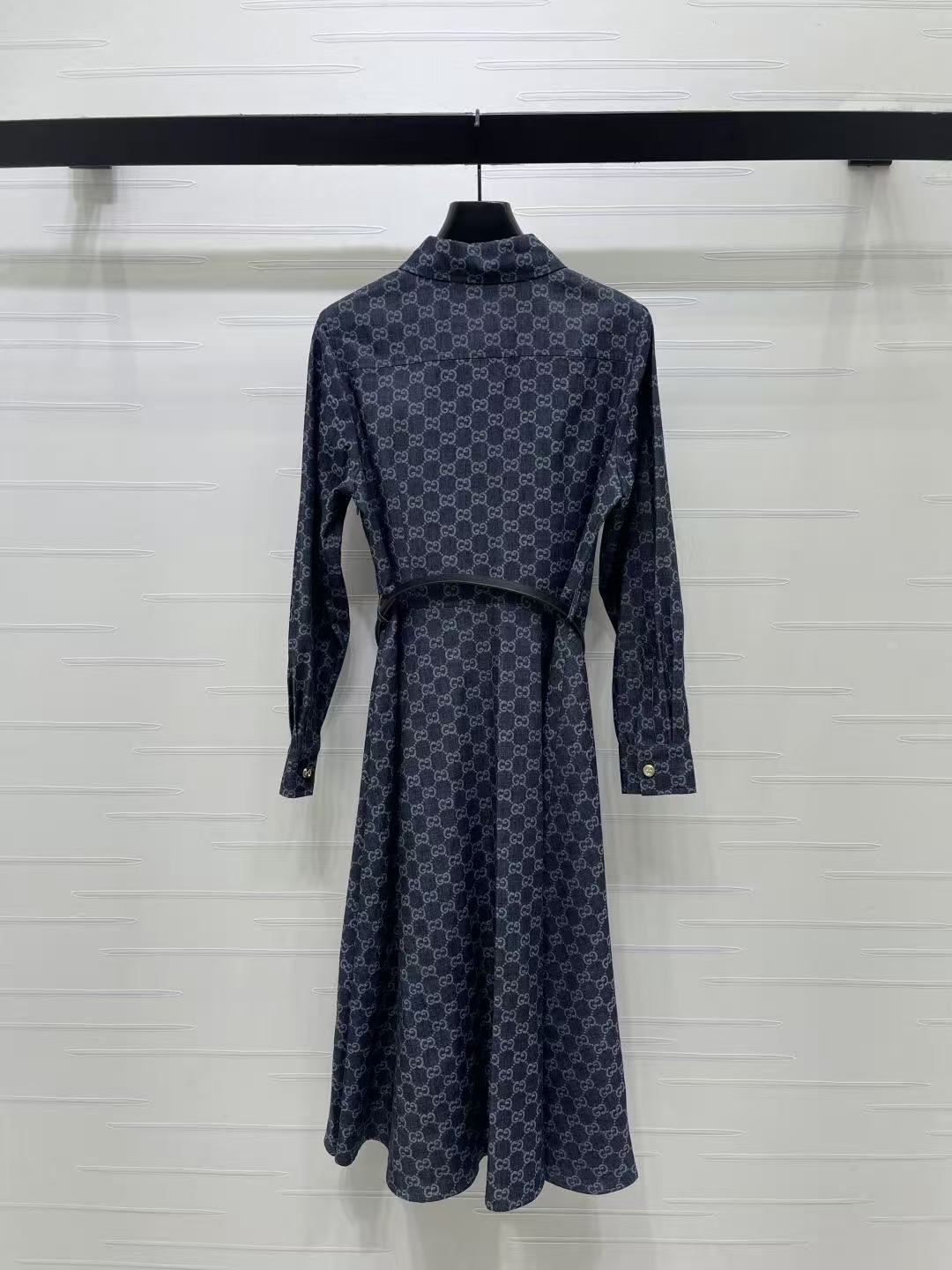 GUCCI ジャカード長袖ワンピース【50％割引+送料無料】