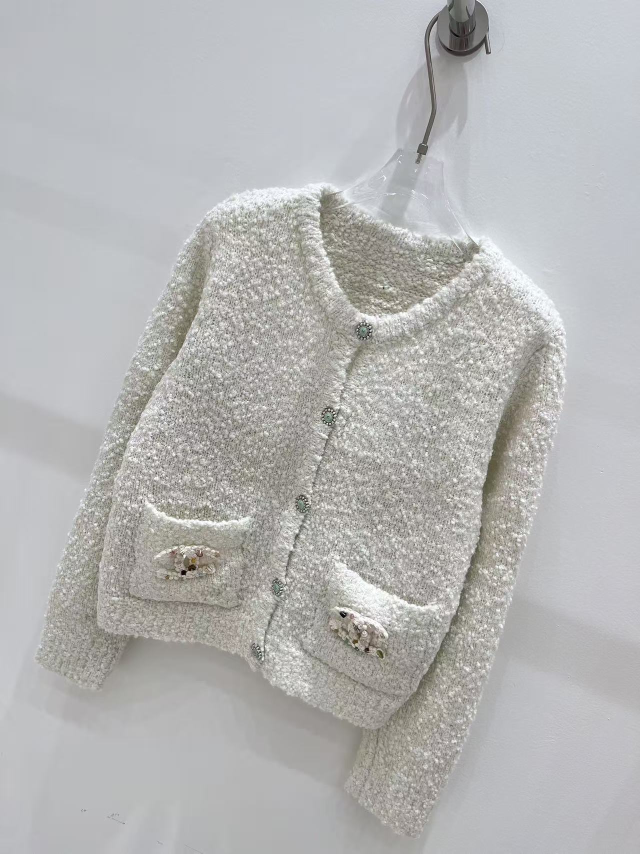 CHANEL ダブルC ウールジャケット【50％割引+送料無料】