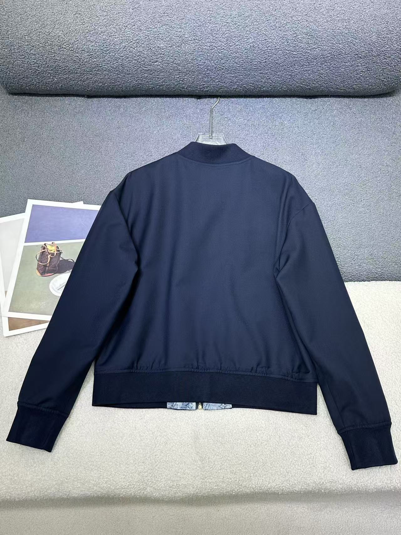 LV 高品質両面プリント・ジップアップジャケット【50％割引+送料無料】