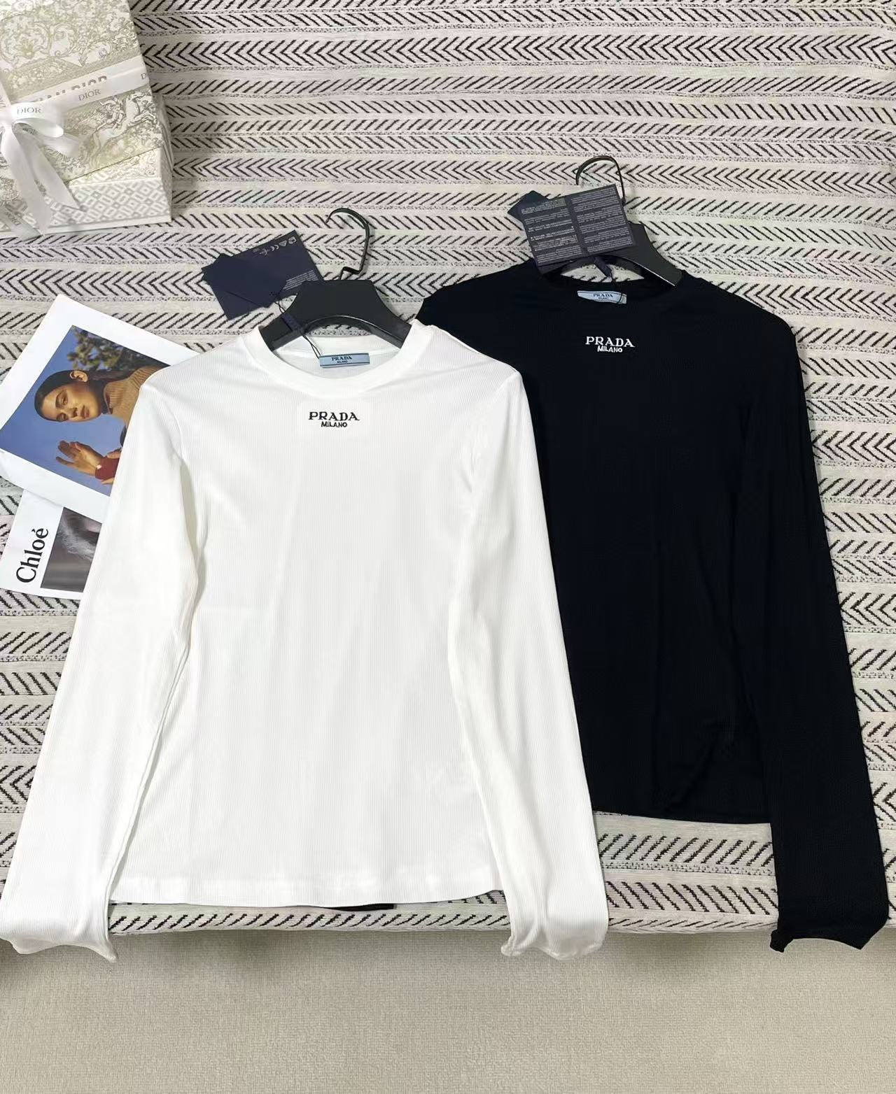 PR4DA 三角ロゴ長袖Tシャツ【50％割引+送料無料】