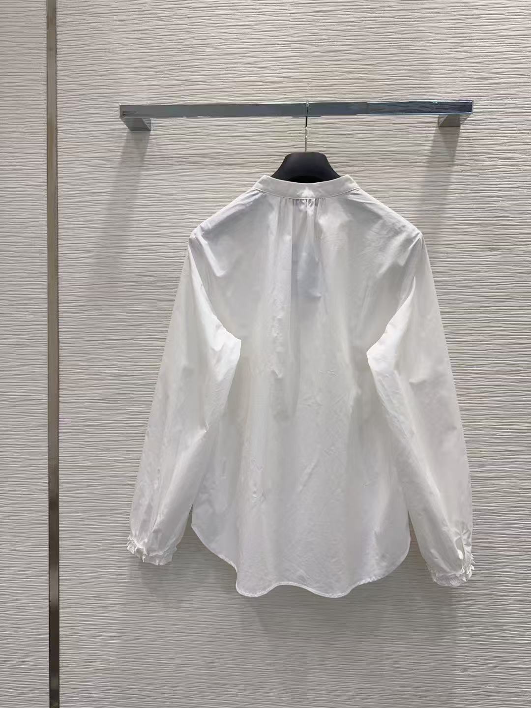 DIOR ラッフルブラウス【50％割引+送料無料】