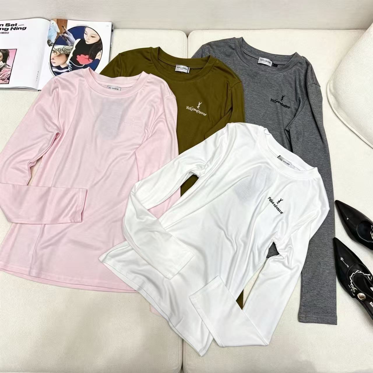 YSL シンプルロゴTシャツ【50％割引+送料無料】