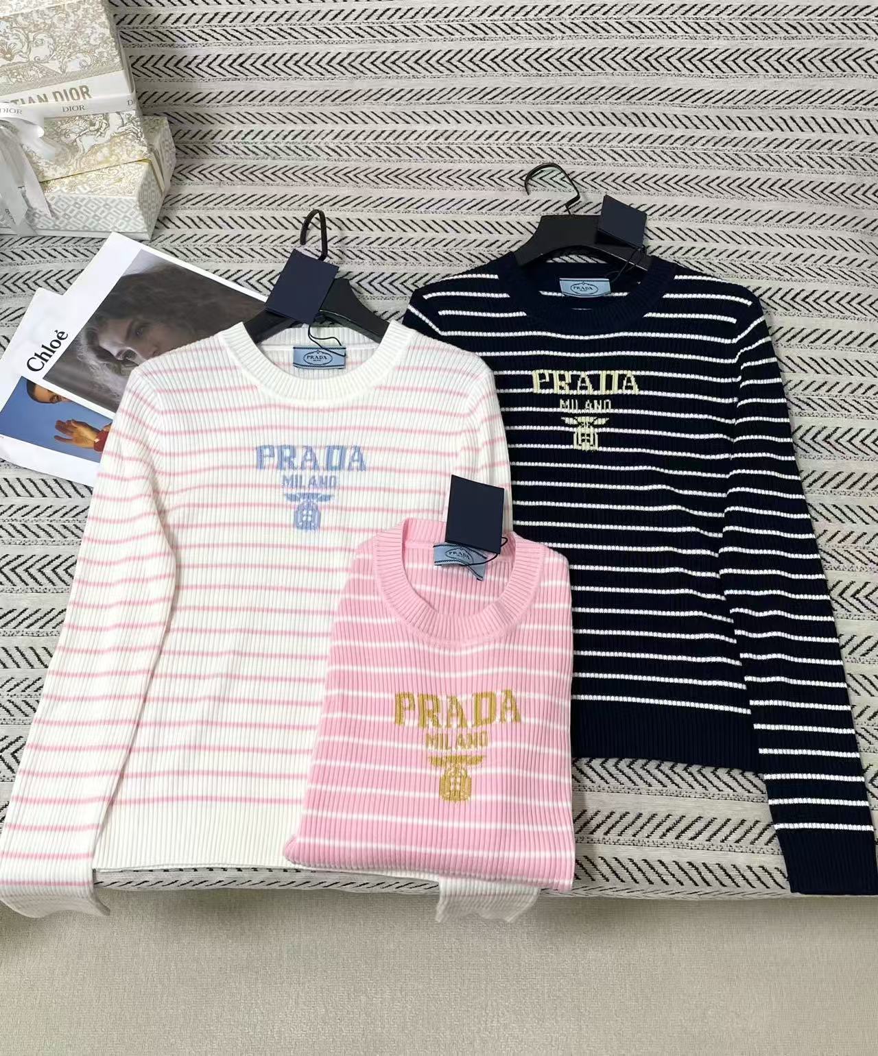 PR4DA ストライプレターセーター【50％割引+送料無料】