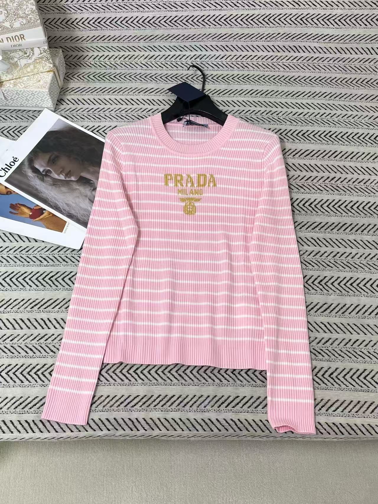 PR4DA ストライプレターセーター【50％割引+送料無料】