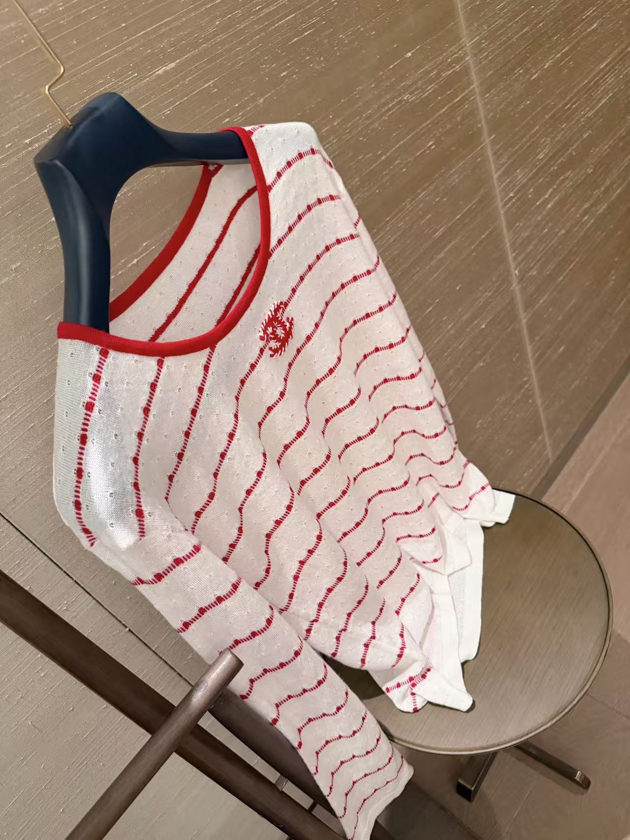 CHANE1 ダブルCストライプTシャツ【50％割引+送料無料】